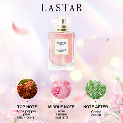 LASTAR 55ml Romantic Floral & Fruity Eau De Parfum - Sweet Rose, Jasmine, Vanilla, Patchouli Scent, Long-Lasting Freshness, Formaldehyde-Free, Ideal Gift for Women, Parties & Festivals, Fantastic Flower Perfume