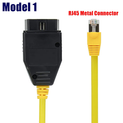 For BMW ICOM ENET Cable Ethernet Data to OBD2 16Pin Interface RJ45 Connector Hidden Data Tool ICOM Coding F-Serie