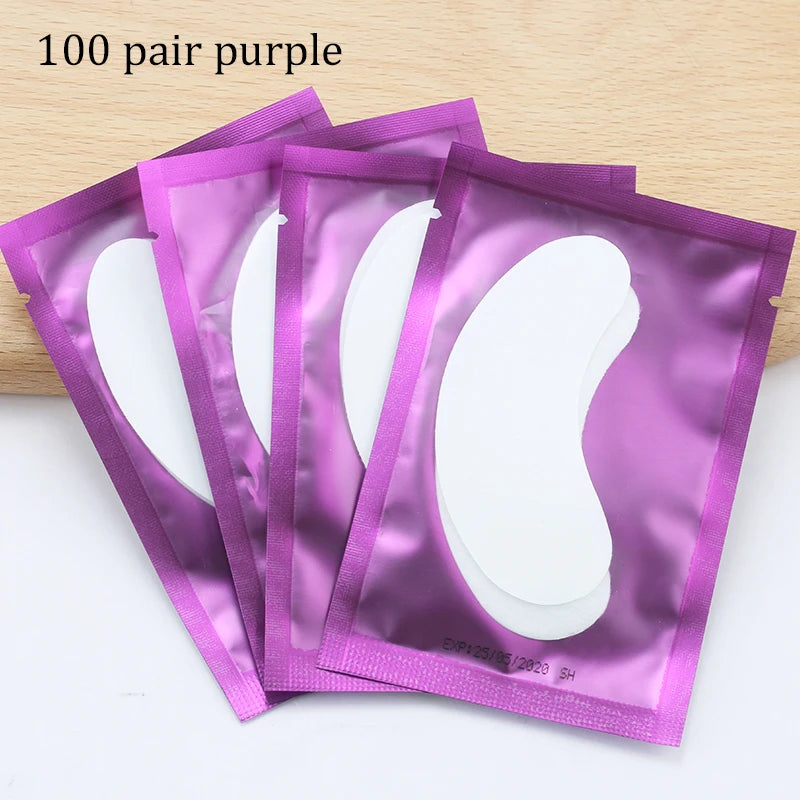 Paper Eye Patches for Eyelash Extension 50/100 Pairs Under Eye Pads Lash Extension Lashes accessories Eye Tips Make Up Tools