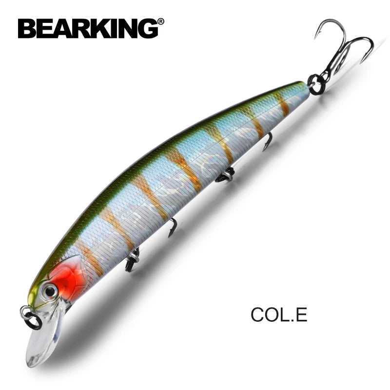 Bearking 11cm 17g Dive 1.5m super weight system long casting SP minnow  New model fishing lures hard bait quality wobblers