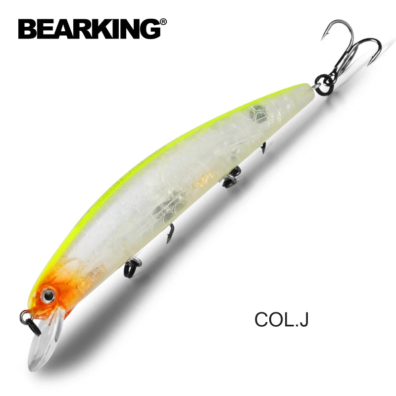 Bearking 11cm 17g Dive 1.5m super weight system long casting SP minnow  New model fishing lures hard bait quality wobblers