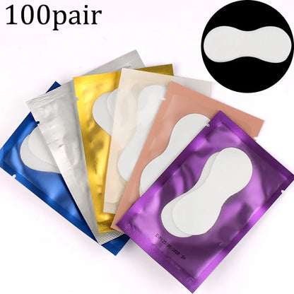 Paper Eye Patches for Eyelash Extension 50/100 Pairs Under Eye Pads Lash Extension Lashes accessories Eye Tips Make Up Tools