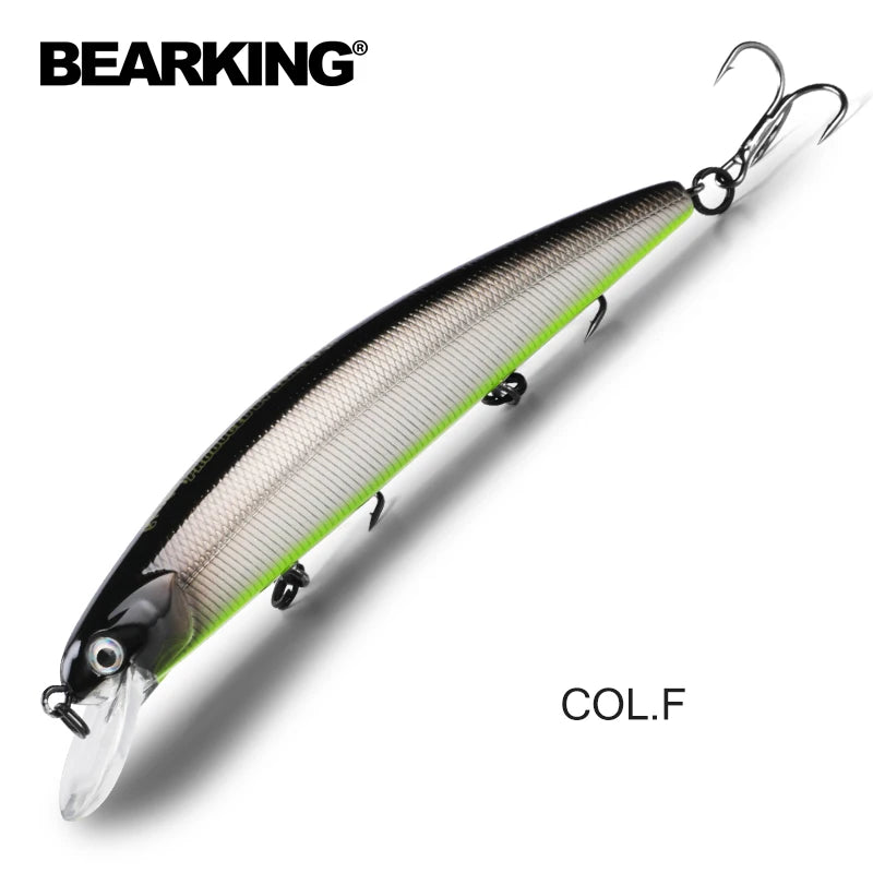 Bearking 11cm 17g Dive 1.5m super weight system long casting SP minnow  New model fishing lures hard bait quality wobblers