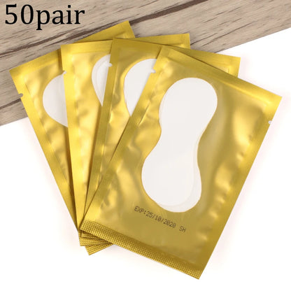 Paper Eye Patches for Eyelash Extension 50/100 Pairs Under Eye Pads Lash Extension Lashes accessories Eye Tips Make Up Tools