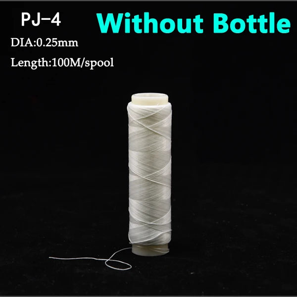 1pc PJ1/2/3/4/5/7 High Tensile Polyester Bait Elastic Thread Spool Sea Fishing Accessories Tackle Invisible Fishing Bait Line