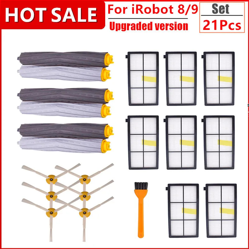 For IRobot Roomba Parts Kit Series 800 860 865 866 870 871 880 885 886 890 900 960 966 980 - Brushes and Filters