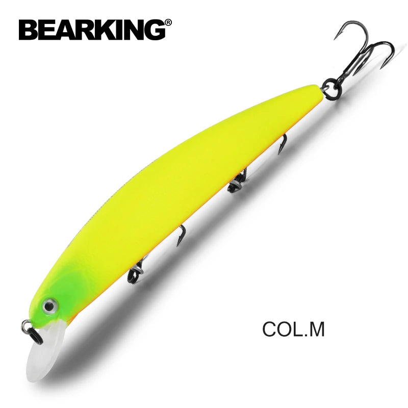 Bearking 11cm 17g Dive 1.5m super weight system long casting SP minnow  New model fishing lures hard bait quality wobblers