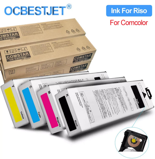 Compatible Ink Cartridge For Riso Comcolor 3010R 3050R 7050R 9050R Inkjet Printer (4 color optinal)