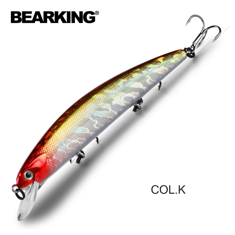 Bearking 11cm 17g Dive 1.5m super weight system long casting SP minnow  New model fishing lures hard bait quality wobblers