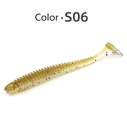 MEREDITH Swing Impact Fishing Baits 55mm 65mm 75mm Fishing Soft Lures Sea Fishing Leurre Souple Silicone Lures Bait