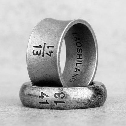 1314 Lovers Couple  Stainless Steel Mens Women Wedding Engagement Rings for Girl Boyfriend Jewelry Creativity Gift Wholesale