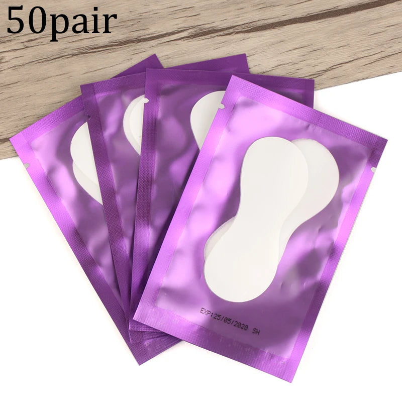 Paper Eye Patches for Eyelash Extension 50/100 Pairs Under Eye Pads Lash Extension Lashes accessories Eye Tips Make Up Tools