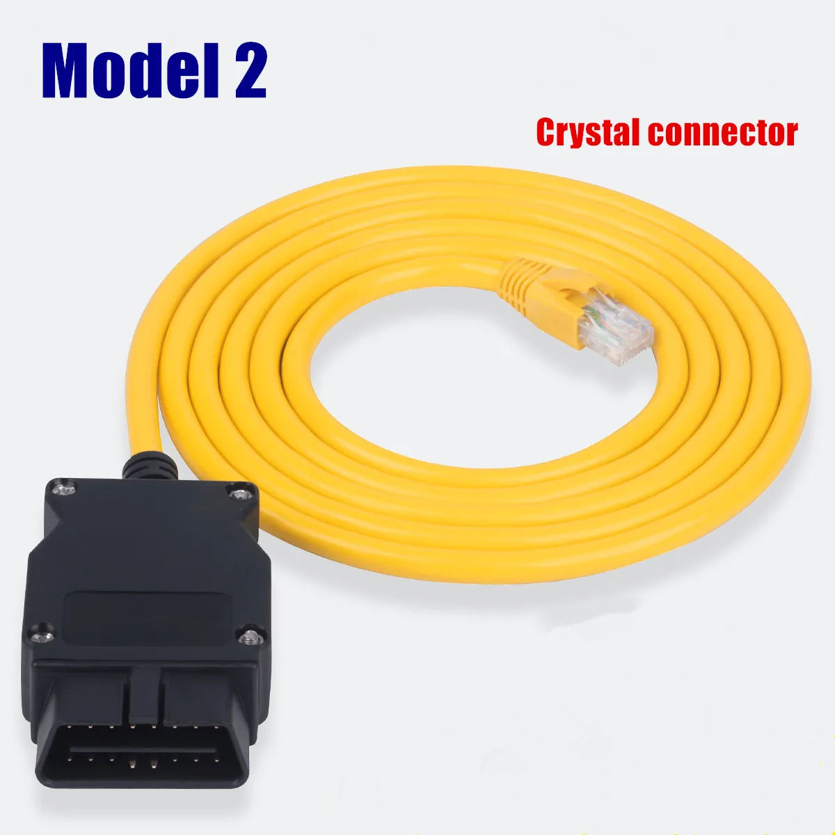 For BMW ICOM ENET Cable Ethernet Data to OBD2 16Pin Interface RJ45 Connector Hidden Data Tool ICOM Coding F-Serie