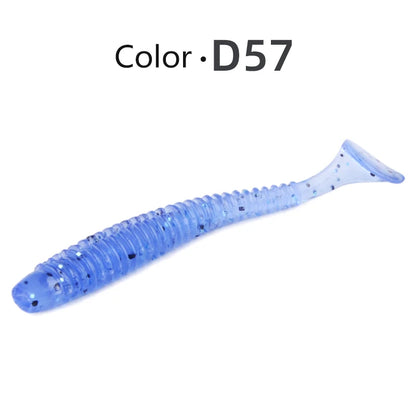 MEREDITH Swing Impact Fishing Baits 55mm 65mm 75mm Fishing Soft Lures Sea Fishing Leurre Souple Silicone Lures Bait