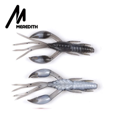 MEREDITH 50mm 65mm 80mm DoliveCraw Fishing Lures Craws Shrimp Soft Lure Fishing Bait Wobblers Bass Lures Soft Silicone