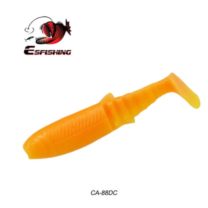 KESFISHING Cannibal 3",4” inch Bass Pesca Soft Silicone Bait Swimbait Shrimp Smell Isca Artificial Fishing Lure