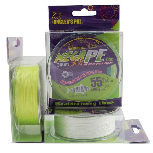 300M and 500M Anglers Pal MEGA PE X8 multifilament PE braided Japan fishing line 8 strands braid, Durable Fishing Equipment