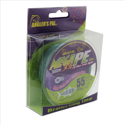 300M and 500M Anglers Pal MEGA PE X8 multifilament PE braided Japan fishing line 8 strands braid, Durable Fishing Equipment