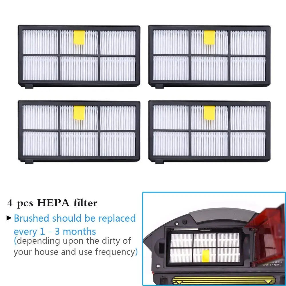 For IRobot Roomba Parts Kit Series 800 860 865 866 870 871 880 885 886 890 900 960 966 980 - Brushes and Filters