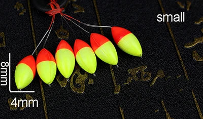 240pcs (40packs) Seven-star Float Mixed color Carp Fishing Float Accesories Pesca Fishing Buoys Large Medium Small Size FU017