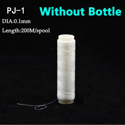 1pc PJ1/2/3/4/5/7 High Tensile Polyester Bait Elastic Thread Spool Sea Fishing Accessories Tackle Invisible Fishing Bait Line