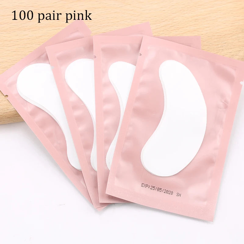 Paper Eye Patches for Eyelash Extension 50/100 Pairs Under Eye Pads Lash Extension Lashes accessories Eye Tips Make Up Tools