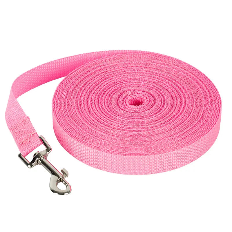 Nylon Dog Training Leashes Pet Supplies Walking Harness Collar Leader Rope For Dogs Cat 1.5M 1.8M 3M 4.5M 6M 10M