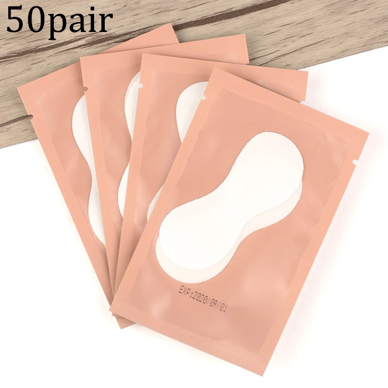 Paper Eye Patches for Eyelash Extension 50/100 Pairs Under Eye Pads Lash Extension Lashes accessories Eye Tips Make Up Tools