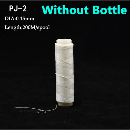 1pc PJ1/2/3/4/5/7 High Tensile Polyester Bait Elastic Thread Spool Sea Fishing Accessories Tackle Invisible Fishing Bait Line