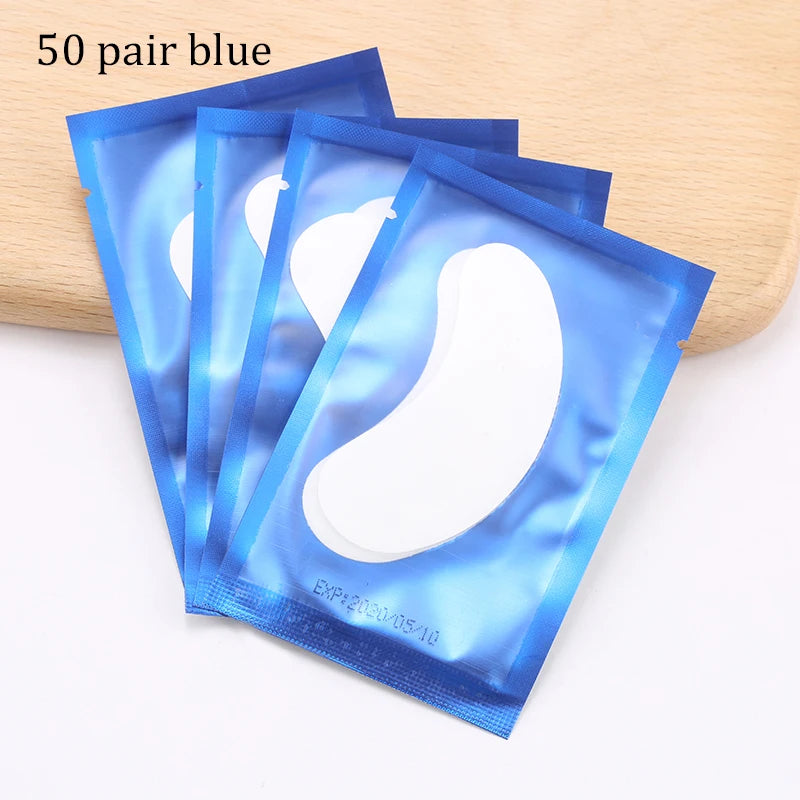 Paper Eye Patches for Eyelash Extension 50/100 Pairs Under Eye Pads Lash Extension Lashes accessories Eye Tips Make Up Tools