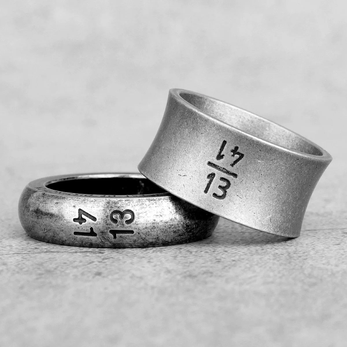 1314 Lovers Couple  Stainless Steel Mens Women Wedding Engagement Rings for Girl Boyfriend Jewelry Creativity Gift Wholesale