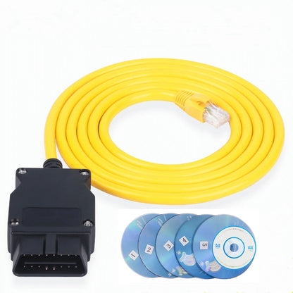 For BMW ICOM ENET Cable Ethernet Data to OBD2 16Pin Interface RJ45 Connector Hidden Data Tool ICOM Coding F-Serie