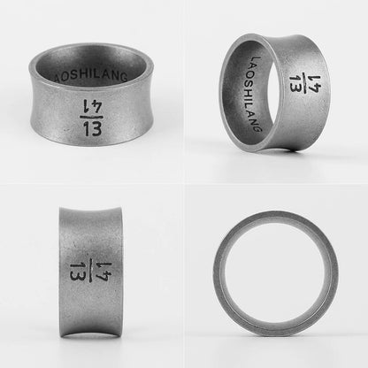 1314 Lovers Couple  Stainless Steel Mens Women Wedding Engagement Rings for Girl Boyfriend Jewelry Creativity Gift Wholesale