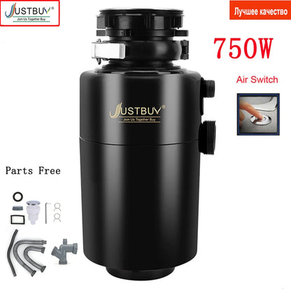 1200W/750W Food Waste Disposers Chopper Kitchen Garbage Disposal Stainless Steel Grinder material Processor