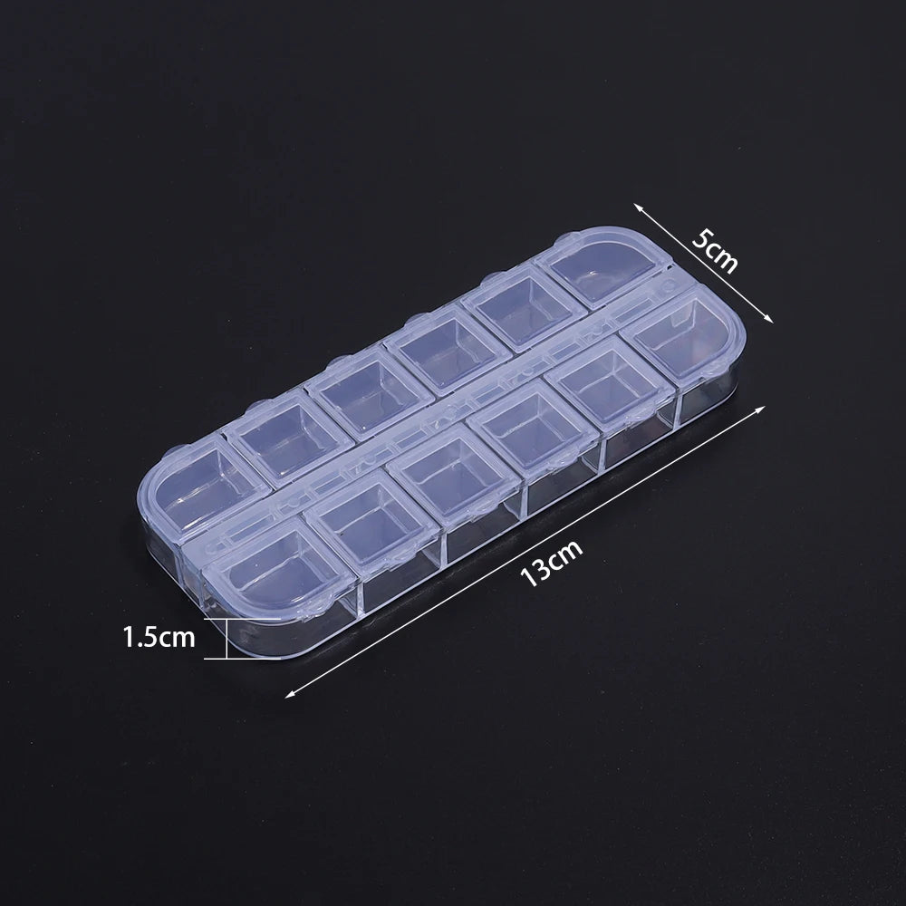 Plastic Jewelry Boxes Plastic Tool Box Adjustable Craft Organizer Storage Beads Bracelet Jewelry Boxes Packaging Wholesale