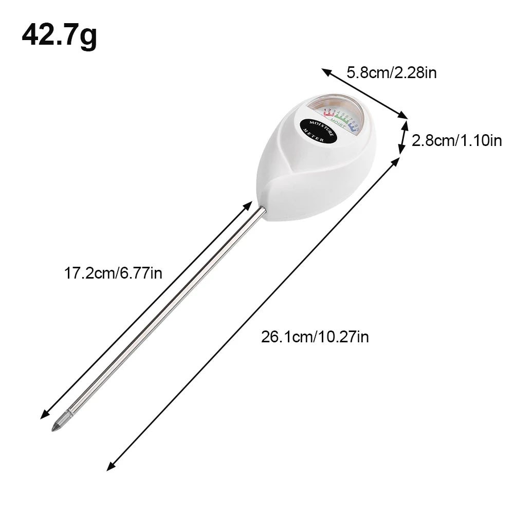 Soil Moisture Sensor Soil Moisture Meter Round Single-Needle Soil Moisture Detector Flower And Garden Potted Detector