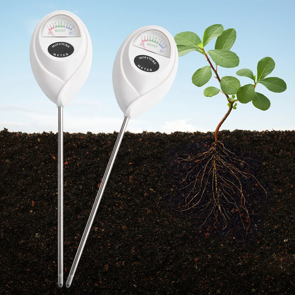 Soil Moisture Sensor Soil Moisture Meter Round Single-Needle Soil Moisture Detector Flower And Garden Potted Detector