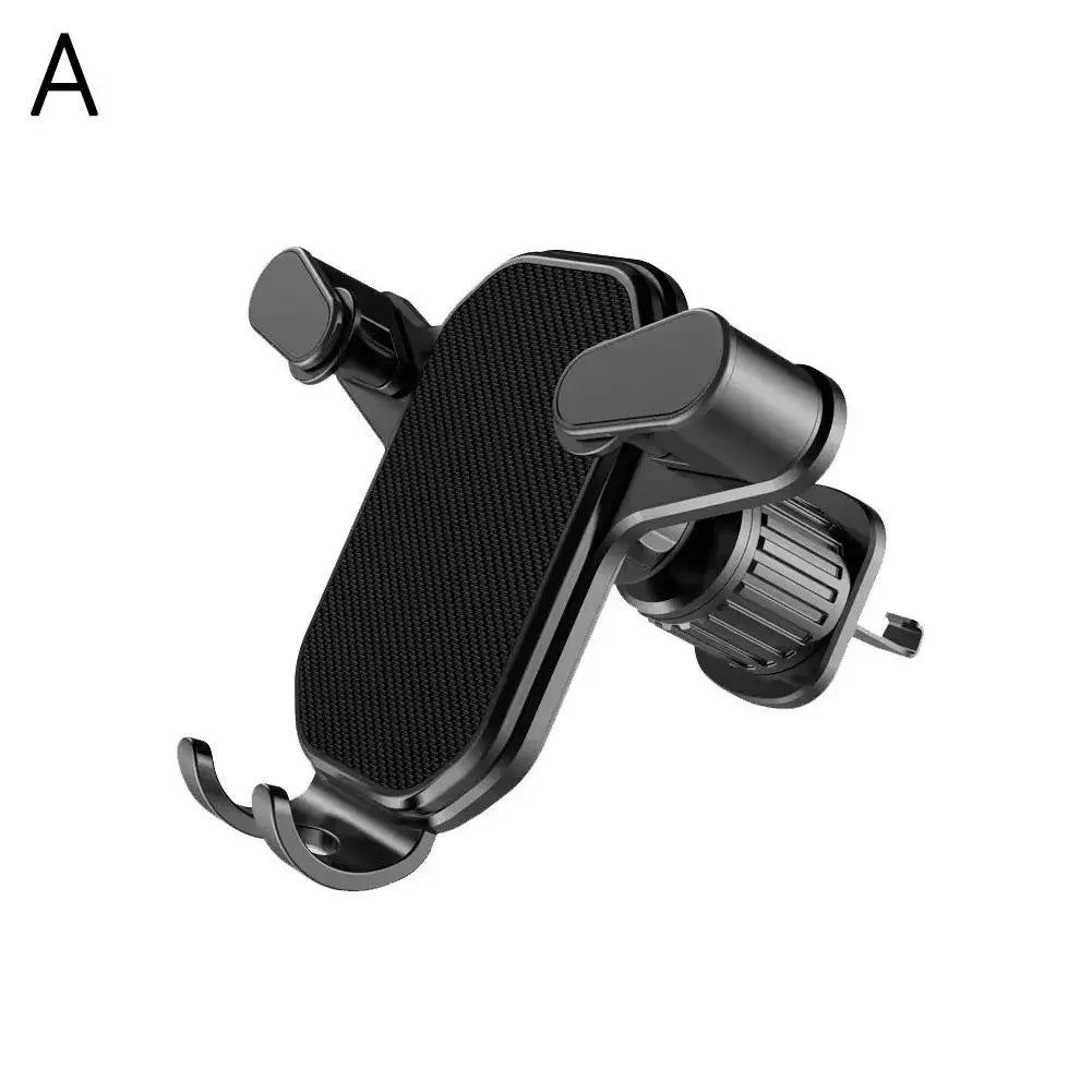 NEW Universal Car Phone Holder With Ventilation Hook GPS Stand Gravity Installation Support Mobile 360 Rotation Anti Degree O5G2