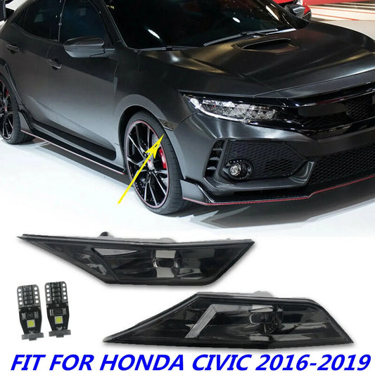 Side Marker Turn Signal Light For Honda Civic 2016 2017 2018 2019 2020 2021 Fender Leaf Lamp 34350-TET-H01 34300-TET-H01