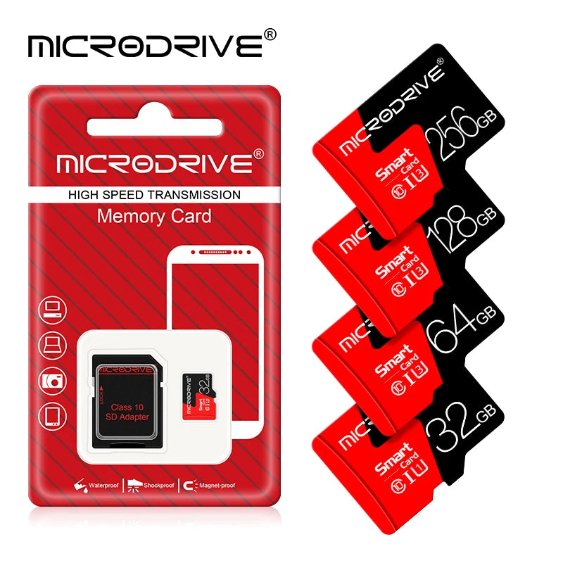 Flash Drive Card 256GB 128GB V10 Micro Memory Card 32GB 16GB 8GB TF Card 4K Class 10  64GB U3 Mini SD Card for Phone