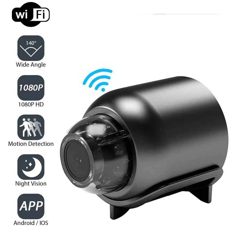 New X5 Mini Camera 1080P Clear Night Vision Lightweight Portable Premium Cams Motion Detection Wireless Surveillance Camera