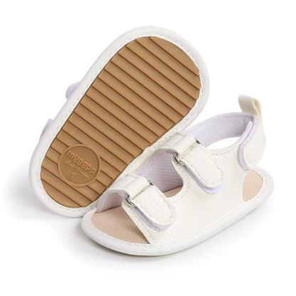 Newborn Baby Boys Girls Summer Sandals Infant Shoes Rubber Soft Sole Non-Slip Toddler First Walker Baby Crib Shoes