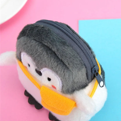 Shoulder Bag Little Penguin Kawaii Penguin Plush Wallet Soft Penguin Plush Coin Purse Girls Lovers Valentine's Gifts Small