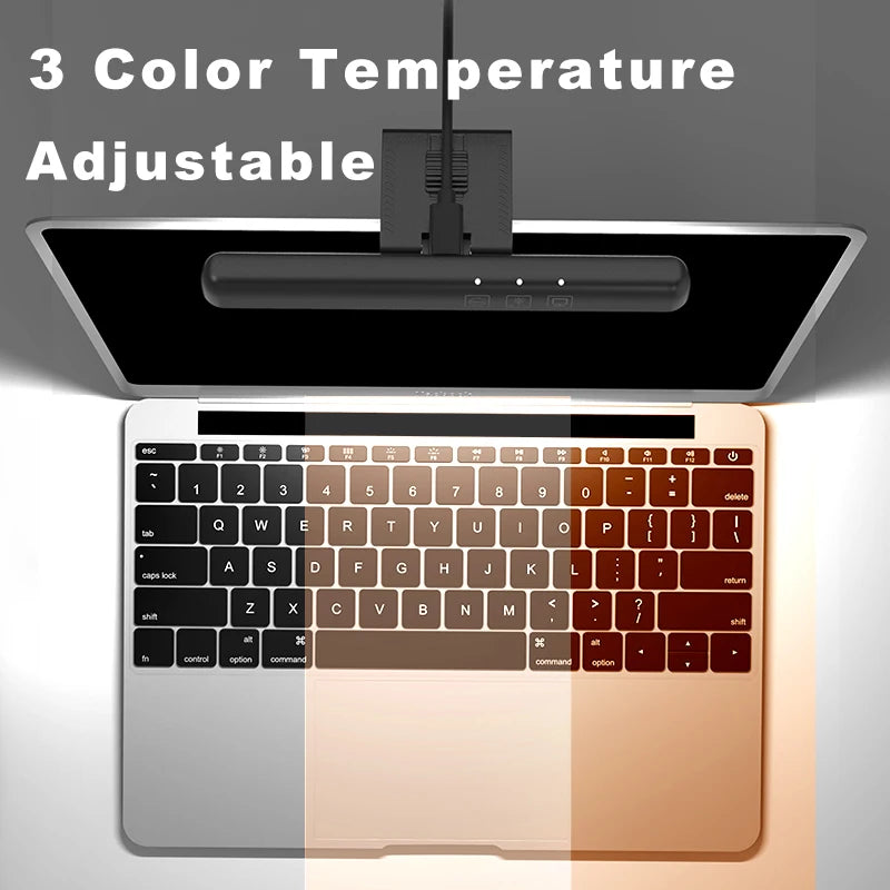 60cm RGB Led Computer Monitor Light Bar Music Rhythm Screen Hanging Light Dimming Atmosphere Night Lamp For Game/Study/Work