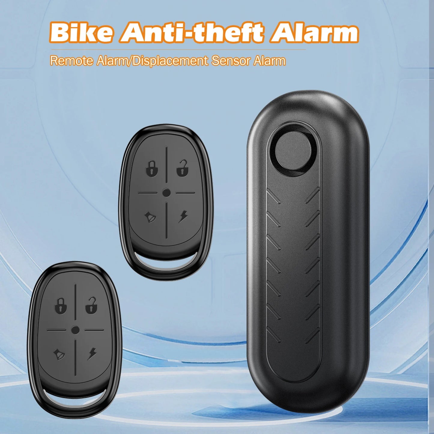 Wireless Bicycle Alarm Remote Control Waterproof Electric Motorcycle Scooter Bike Security Protection Anti theft Alarms