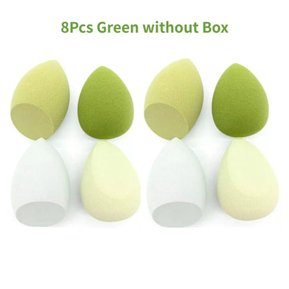 4/8pcs Makeup Sponge Blender Beauty Egg Cosmetic Puff Soft Foundation Sponges Powder Puff Women Make Up Accessories Beauty Tools