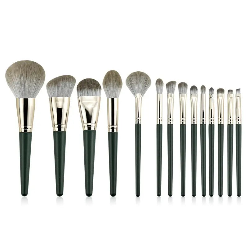 14Pcs Makeup Brushes Set Large Fluffy Soft Eye Shadow Foundation Brush Women Cosmetic Powder Blush Blending Beauty Make Up Tools