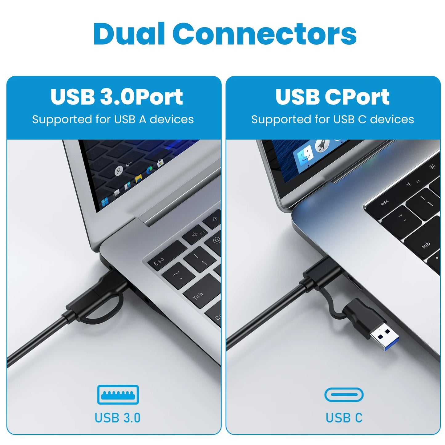 Type C USB 3.0 Card Reader 5Gbps Fast Data Transfer 4 Ports Micro SD TF MS Pro DUO Camera Quality Memory Card Reader Writer