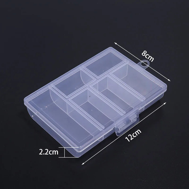 Plastic Jewelry Boxes Plastic Tool Box Adjustable Craft Organizer Storage Beads Bracelet Jewelry Boxes Packaging Wholesale