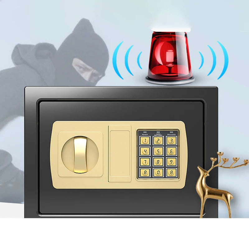 EGFirtor Mini Security Safety Box Digital Password Portable Box Drop Cash Safe Box Jewelry Money Anti-Theft safe Box